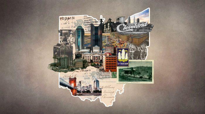 A collage of the State of Ohio and its cities.