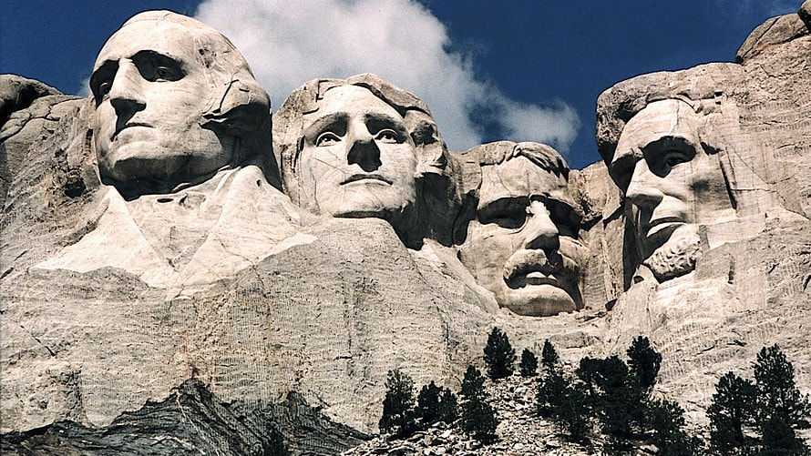 A photo of Mt. Rushmore