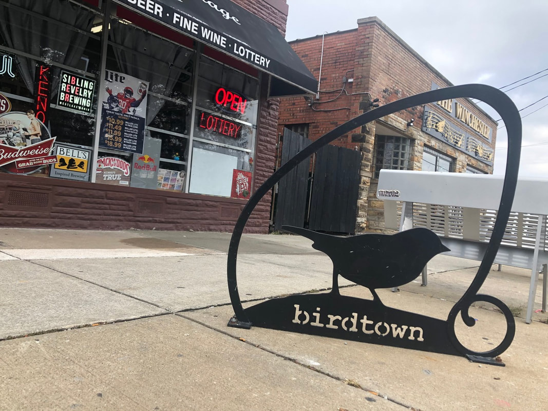 A sign in the birdtown nieghborhood of Lakewwood, OH